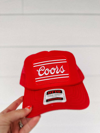 red coors hat