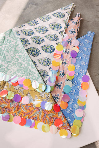 SEQUIN SCARVES