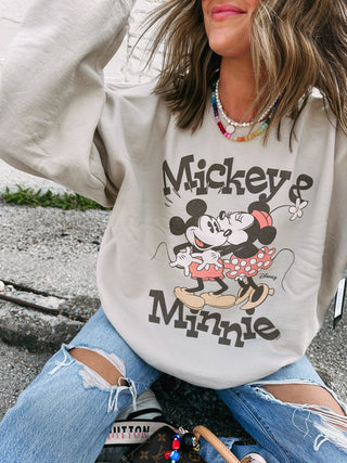 mickey & minnie sweatshirt