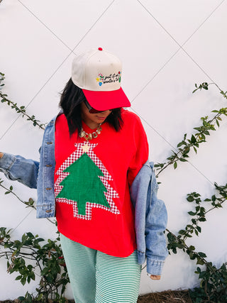 pine tree patch top