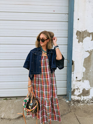 spice cake plaid dress