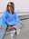 blue sweatshirt