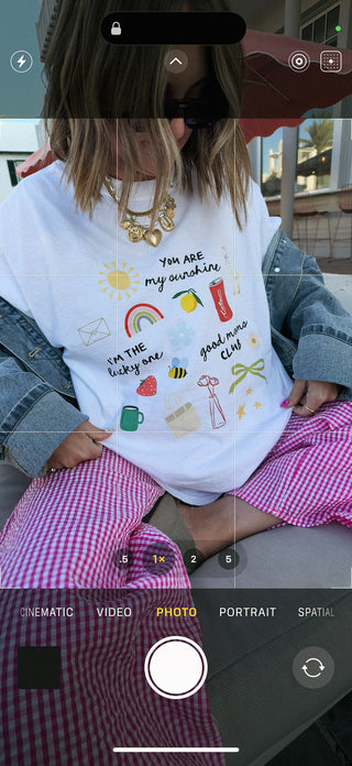 ETTA OG | you are my sunshine graphic tee - white