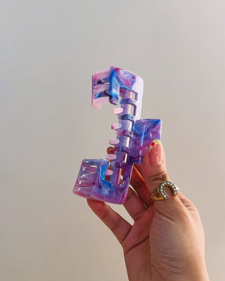 ETTA OG | trucker hat hair clip - purple
