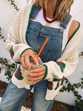 christmas star cardigan