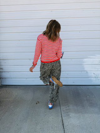 rainbow leopard pants