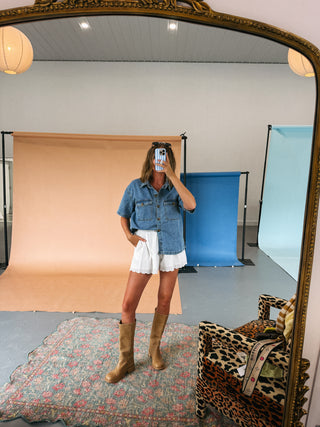 sadie jean button top