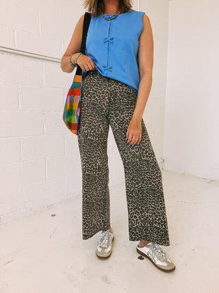 living for leopard pants