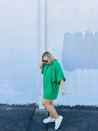 catch me on the bright side green romper