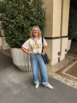 ETTA OG | star studded lucky graphic tee