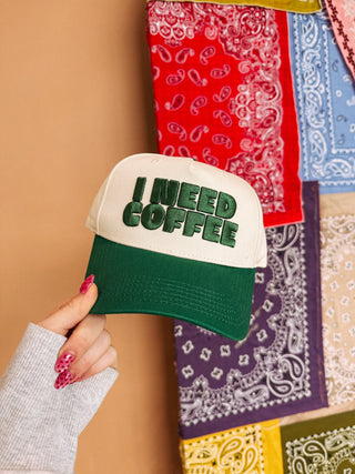 ETTA OG | i need coffee trucker hat