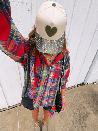 fire away oversized flannel