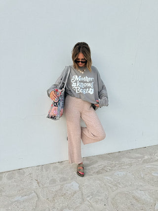 z supply | dawn smocked rib pants