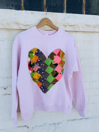 ETTA OG | quilted heart sweatshirt