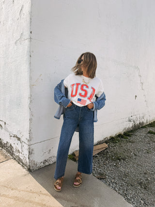 z supply | flag boyfriend tee