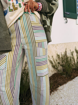 saturn stripe pants