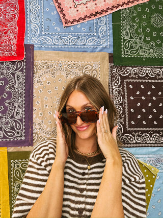 emalee square sunglasses