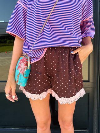 vinnie polka dot shorts