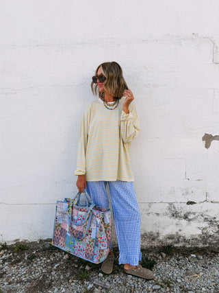 bread and butter stripe top