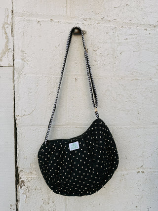 ETTA OG | quilted crossbody bag - polka dot