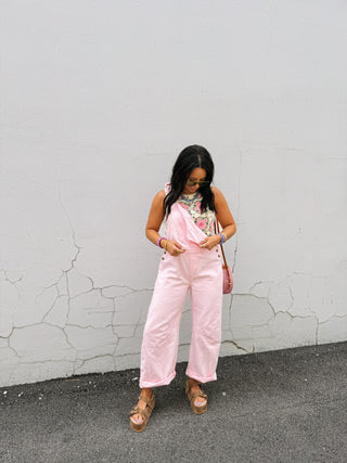 pink dream overalls