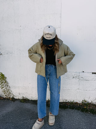 light olive jacket