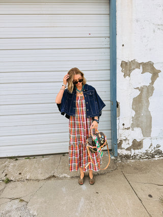 spice cake plaid dress