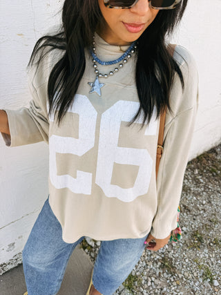distressed 26 long sleeve