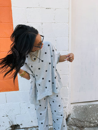 petra polka dot two piece set
