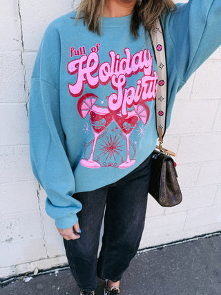 full of holiday spirit sweatshirt