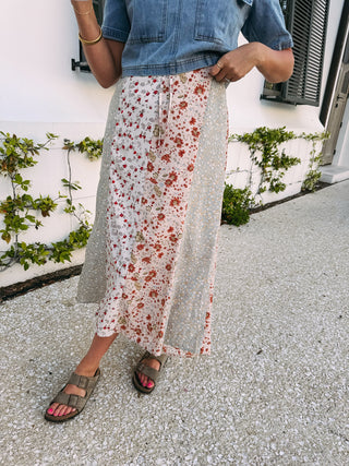 moonflower midi skirt