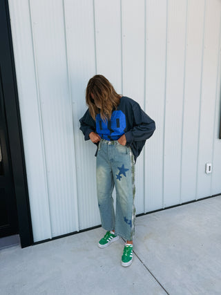 all star plaid jeans