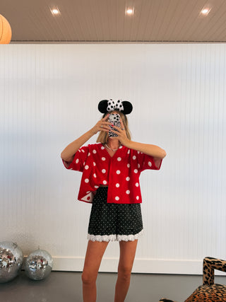 toodles polka dot sweater