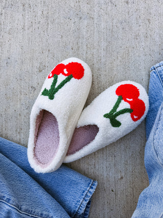 cherry slippers