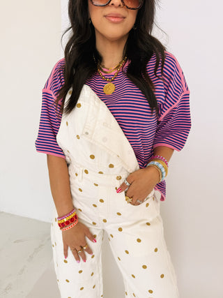 between the lines tee - pink