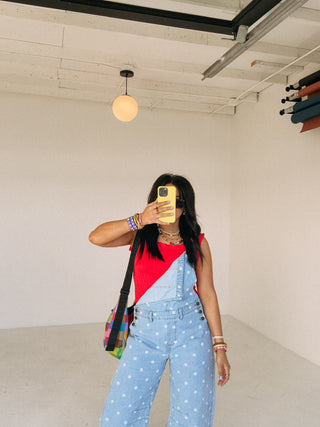 ruby ruffle tank top