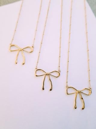 ETTA OG | bella bow necklace