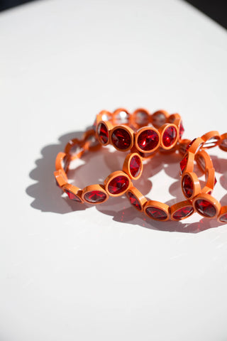 beljoy | gemstone bracelet - orange
