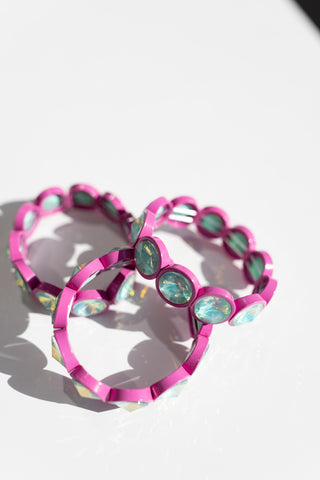 beljoy | gemstone bracelet - purple