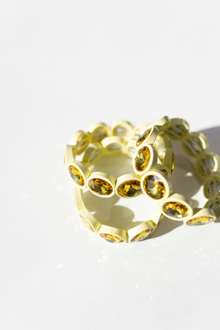 beljoy | gemstone bracelet - butter yellow