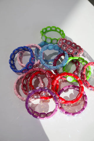 beljoy | gigi gemstone bracelet - light pink