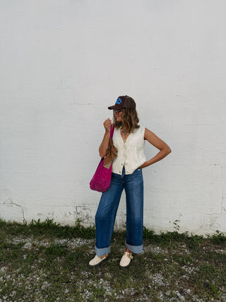 cloud nine knit sweater vest