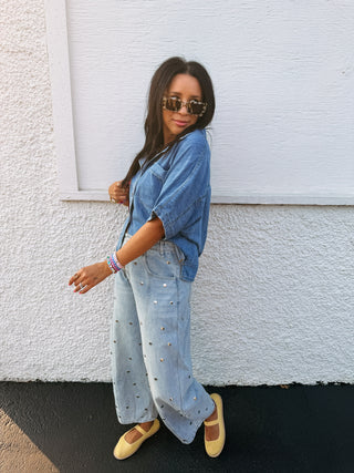 silver springs stud jeans