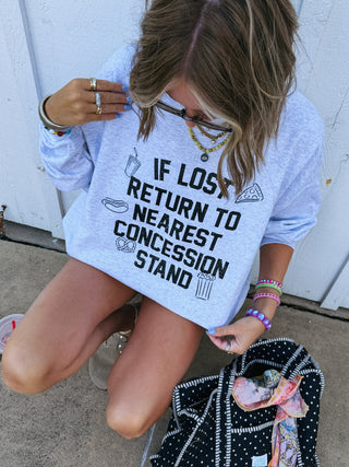ETTA OG | concession stand sweatshirt - ash