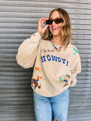 howdy honey sweatshirt