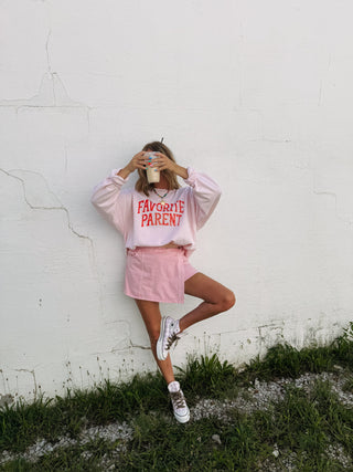 kacey wrap skort - pink