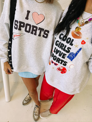 ETTA OG | i ♡ sports sweatshirt - ash