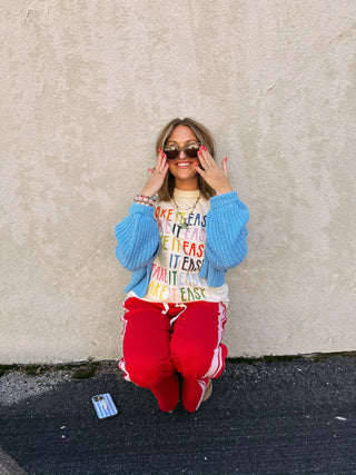 ETTA OG | take it easy graphic tee - ivory