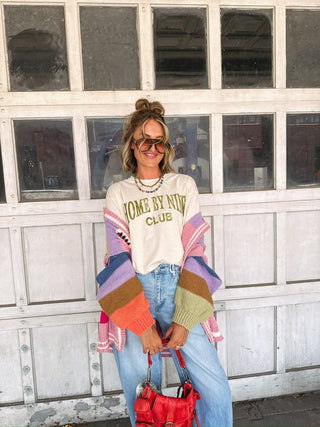 ETTA OG | home by nine club tee - ivory / green