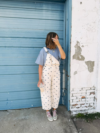paint it polka dot overalls